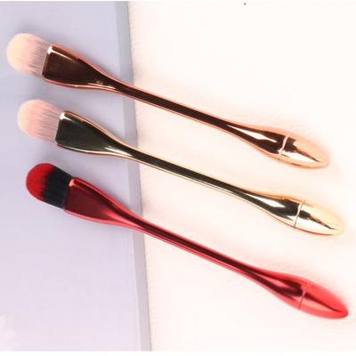 Red 3 PCS Wooden Handle Makeup Brushes High Grade Mask Makeup Brush Type